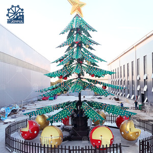 Atracción Navideña de Feria de Diversiones, Árbol de Navidad Giratorio, Avión de Autocontrol para Niños y Adultos en Venta - Product Image 1