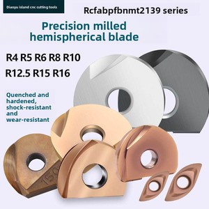 Inserti Sferici CNC in Acciaio al Tungsteno Rivestito ZPFG 3200 P3204 <span class=keywords><strong>BNM</strong></span> ZCEW125CE per Fresatura Sferica di Sgrossatura/Finitura - Product Image 5