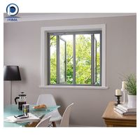 Elegante Ventana Abatible de Aluminio con Opciones de Color Personalizadas
