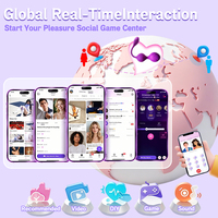 SEXBAY APP Fernbedienungsvibrations-Ei für Frauen, USB-Aufladbares Klitoris-G-Punkt-Massagegerät, Wasserdichtes Erwachsenen-Sexspielzeug