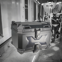 Coffre de moto F2-MOTO ABS 45L pour transport de marchandises, adaptable/upgrade