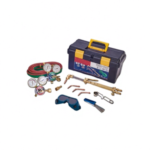 TAIWAN CALIBRE Professional Gas <b>Welding</b> Cutting Torch Tool <b>Kit</b> Flashback-Free Design Encapsulated Valve Seat Compact Economies - Product Image 1