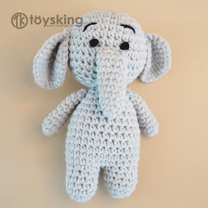 <span class=keywords><strong>Serie</strong></span> de Peluches de Animales Hechos a Mano - Lindos Conejitos de Dibujos Animados, Unicornios, Elefantes y Osos Amigurumi para la Comodidad del Bebé - Product Image 3