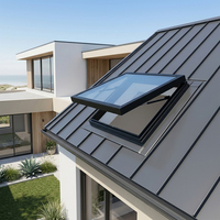 Ventana de Techo de Aluminio a Medida para Apartamentos y Lofts en Australia, Impermeable, con Ventilación, Fácil Instalación, Diseño para Proyectos