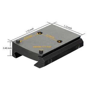 Ohhunt Quang Cắt cấu hình thấp Red Dot gắn Adapter tấm tương thích cho 407c 507c 508t - Product Image 3