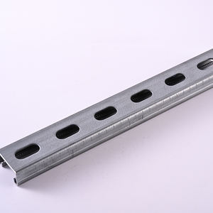 China Factory Großhandel Zink <span class=keywords><strong>Aluminium</strong></span> Magnesium Schlitz Uni strut C Kanal Stahl - Product Image 6