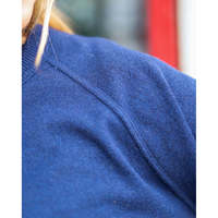 Sweat-shirt décontracté pour femme Heyfoo style coréen en laine mérinos et cachemire, effet imprimé, logo frontal, vert militaire, hiver, taille XS