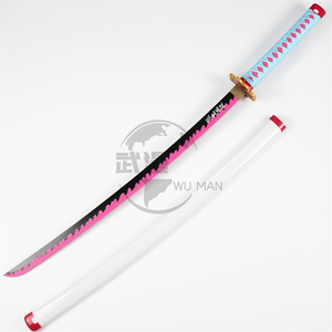 Cosplay Collection Japonais Bois Bambou <span class=keywords><strong>Katana</strong></span> Jouet Épée Anime Kanroji <span class=keywords><strong>Mitsuri</strong></span> Épée Jouet - Product Image 4