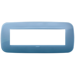 Placca Rotonda 7M Reflex Oltremare 21 Cm Copri Interruttore a Muro - Product Image 1