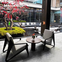 Meubles de balcon chaise de terrasse extérieure piscine rustique canapé moderne hôtel arrière-cour jardin en aluminium chaise monobloc nordique