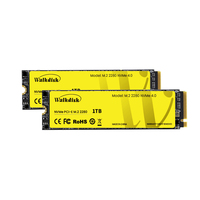 قرص صلب داخلي Walkdisk SSD بسعة 2 تيرابايت، PCIe 4.0 M.2 2280، محرك أقراص صلبة عالي السرعة للألعاب وأجهزة الكمبيوتر المكتبية