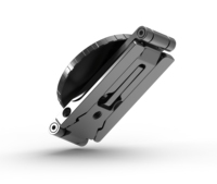 Support magnétique pour téléphone en aluminium 360° °   Support magnétique rotatif pour téléphone et ordinateur portable, réglable en hauteur, idéal pour les voyages en avion et l'extérieur