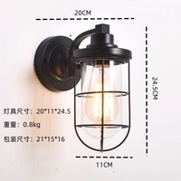 Lampe murale extérieure étanche de style français et américain, luxe léger, rétro nostalgique, pour café internet, bar, couloir, magasin de vêtements, style industriel