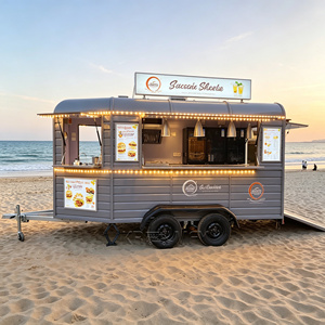 Carrito de Hot Dogs Moderno, Cocina Móvil Rápida, Totalmente Equipada, Remolque de Comida VIN Tipo Camión - Product Image 6