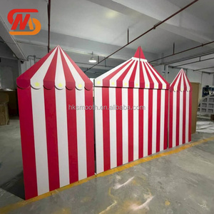 SMOOTH Party Supplies Red Circus <b>Backdrop</b> Carnival Night Theme <b>Backdrop</b> Baby Shower Decorations for Wedding - Product Image 3