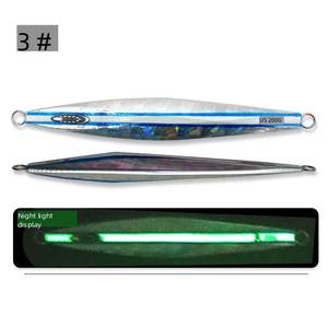 Haute qualité 200g 260g 300g UV couleur lumineux dur appât eau salée <span class=keywords><strong>Microjig</strong></span> leurre pour la pêche pour la rivière pas lent jigging - Product Image 3