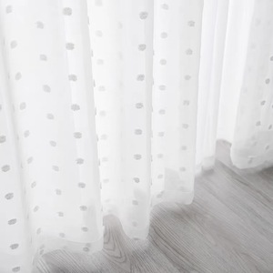 Cortina transparente de Jacquard de flores cortadas de fabricante de China, elegante, transpirable, ligero, para <span class=keywords><strong>ventana</strong></span> para sala de estar y dormitorio - Product Image 3