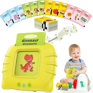 2023 Educational Toys CE EN71 Talking Flashcards Learning Toys for Toddlers Montessori Toys Flash Cards for Age 2 3 4 5 6 CPC