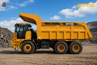 Camion benne minier électrique SANY SKT90E d'occasion à carrosserie large, capacité de charge de 60 tonnes, batterie CATL LFP de 564 kWh, autonomie de plus de 700 km