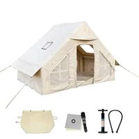 Tente gonflable de camping et pique-nique multi-personnes en tissu Oxford double couche imperméable et résistant aux UV