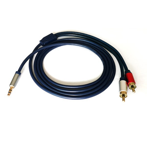 1.5m/3m/5m/10m/15m/20m 3.5mm maschio a 2RCA maschio spina <span class=keywords><strong>Audio</strong></span> Stereo Y Splitter cavo Cable Kabel Kable per cuffie HDTV - Product Image 3
