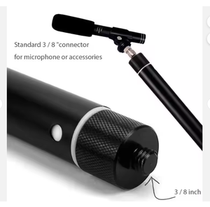 Grabación de películas, entrevistas de 150cm (59 pulgadas) Micrófono en vivo Poste telescópico Ideal para y varios escenarios de transmisión en vivo - Product Image 2