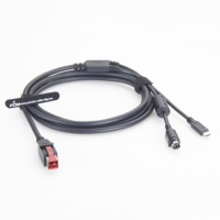 Câble d'alimentation USB 24V vers USB-C standard et Hosiden-M