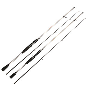 Canne à pêche à leurre, action moyenne rapide, guides SIC, pour la pêche en mer, cible : bar, utilisation en bord de mer, poignée droite, modèle haut de gamme - Product Image 4