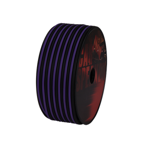 Câble de haut-parleur de voiture en PVC flexible 12AWG, gaine mate, étamé OFC, noir et violet, personnalisable - Product Image 2