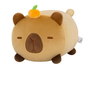 Mewaii Mignon Oreiller en Peluche Capybara Jouet en Peluche Capybara Doux et Moelleux Cadeaux d'Anniversaire pour Enfants - Product Image 1