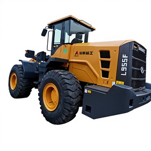 Chargeuse sur pneus SDLG L955F jaune de 7 tonnes avec moteur Cummins et pompe hydraulique MOOG, équipement de construction robuste - Product Image 2