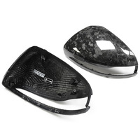 Coque de rétroviseur extérieur en fibre de carbone sèche noire pour Mercedes-Benz Classe C, Classe E, Classe S, GLC, CLS, GLA, GLB