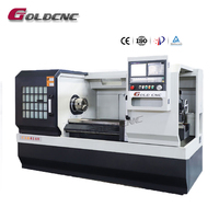 Torno Horizontal CNC Profesional GOLDCNC CAK6140, Sistema de Control Automático GSK, Alta Competitividad, Certificaciones CE/ISO/TUV