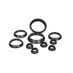 Sello Cónico de Goma Negra de 25 mm de Diámetro para Aplicaciones de Sellado Mecánico - Product Image 1