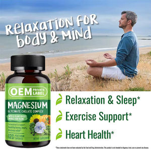 แคปซูลแมกนีเซียมไกลซิเนตเชเลตคอมเพล็กซ์ OEM อาหารเสริมเพื่อสุขภาพ - Product Image 6