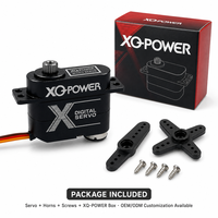 Mini Servo UAV XQ-S1009D 9g, Micro Servo Numérique Sans Noyau, Étanche, Boîtier d'Engrenages en Aluminium, 7.4V, pour Avion RC