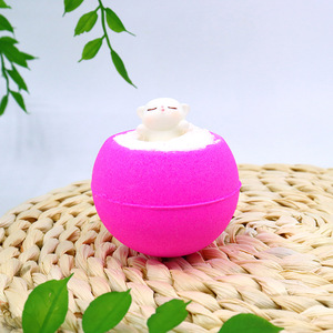 Bombes de bain effervescentes artisanales à marque privée pour enfants, biologiques, couleurs assorties, pour spa et douche – Offre spéciale - Product Image 3