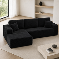 Canapé compact moderne et simple à prix de gros, design créatif pour optimiser l'espace, ensemble de canapés en mousse haute densité