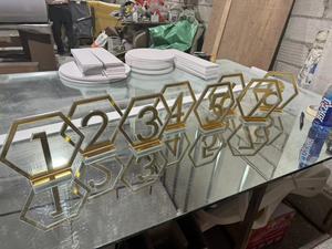 Decorazioni per Tavoli da Matrimonio Eleganti Numeri di Tavolo VIP per un Evento Memorabile - Product Image 5