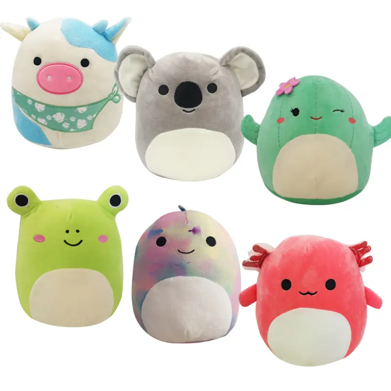 Plush pillow squishy toy doll plushies soft animal cushion stuffed toy pillow for baby sleep