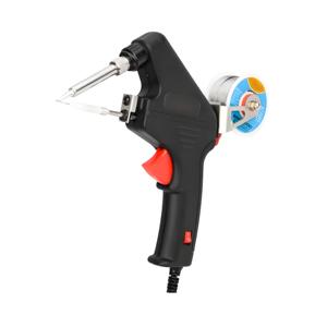 Pistola de <span class=keywords><strong>Soldar</strong></span> Manual de 60W con Empuñadura Tipo Pistola, Punta de Cincel, Alimentación Manual de Soldadura, Soldadura Automática de <span class=keywords><strong>Estaño</strong></span> <span class=keywords><strong>para</strong></span> Reparación de Electrónica, PCB, Bricolaje - Product Image 1
