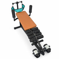 Machine de stretching électrique pour tout le corps avec lit de traction cervicale et lombaire, harnais pour le cou et rouleaux pour les jambes, équipement de fitness à domicile