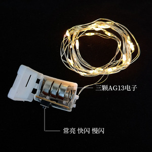 LED nút pin đèn Cổ Tích Đèn pin chuỗi cho Giáng sinh trang trí nguồn cung cấp - Product Image 5