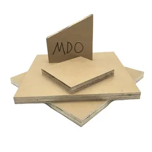 Medium Density Fiber Overlay MDO HDO Film Faced Plywood For Concrete