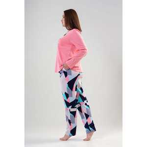 Conjunto de Pijama para Mujer Talla Grande, 2 Piezas, Jersey de Manga Larga, Ropa de Dormir Informal, Color Verde Menta - Product Image 4