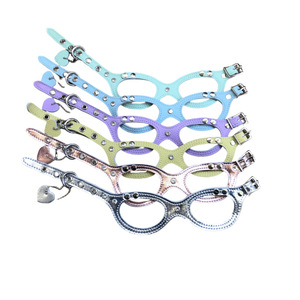 PAWSMOMENT Pettorina per Cani di Lusso Personalizzabile, Morbida e Confortevole in Vera Pelle, <span class=keywords><strong>Colori</strong></span> Solidi, Accessori per Animali Domestici, Guinzagli per Cani - Product Image 2