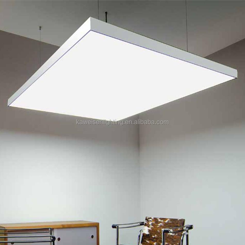 Big-sized Quadrangle Led Illuminated Panel 1200x1200mm Ceiling Panel Light 140w Indoor High Power Frameless Slim Flat Led Lamps