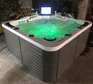 Tube chaud extérieur bain à remous moderne artefact de jeu d'eau 5 personnes piscine extérieure <span class=keywords><strong>couple</strong></span> et famille Beheizter Gartenpool aus Acryl - Product Image 5