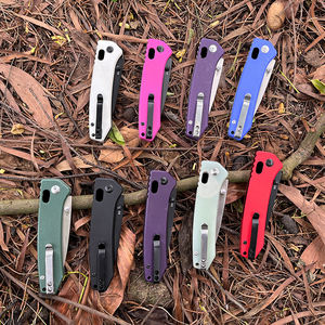 سكين EMHTiii قابل للطي للصيد والتخييم في الهواء الطلق، موديل G10 D2 لعام 2025 بمقبض ملون، مناسب للرجال والنساء - Product Image 4