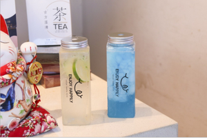 500ml,700ml garrafa plástica descartável da bebida do suco da garrafa, empacotamento do suco do chá do limão do chá do leite - Product Image 5